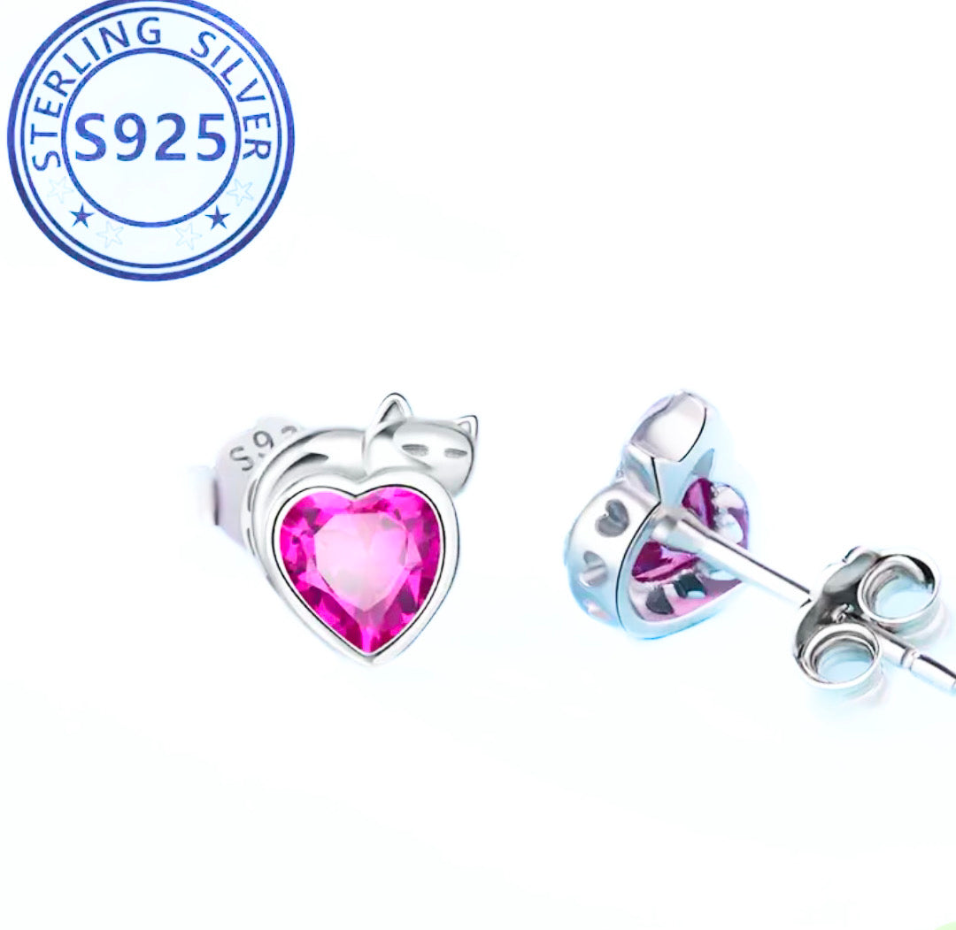 T3  Beautiful 925 sterling silver earring  for Princess!